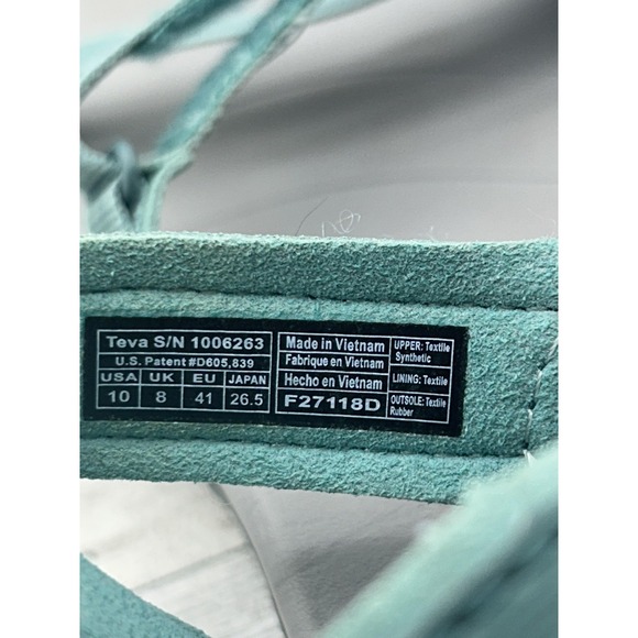 Teva Shoes Women Size 10 Strappy Sandals Water Outdoor F27118D Comfortable - Picture 9 of 10